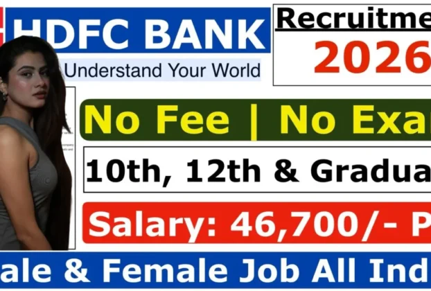 Clerk, PO, Accountant, IT Manager Bharti in HDFC Bank